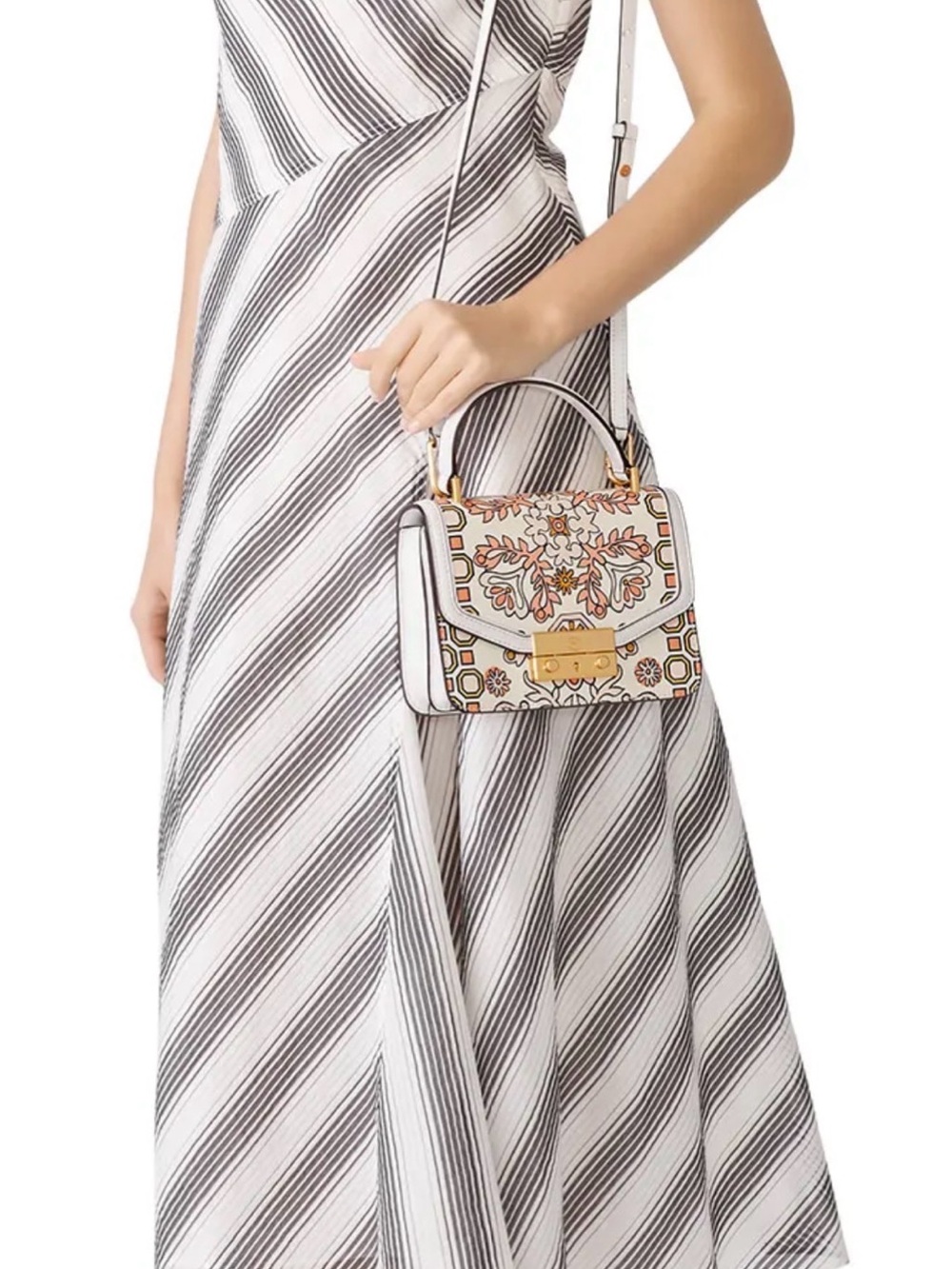 Tory Burch Juliette Mini Top Handle Crossbody EUC